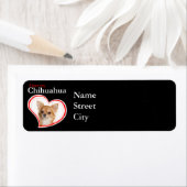 ラブマイチワワ差出人住所ラベル ラベル (インサイチュ)