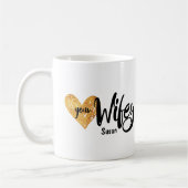 ラブマイハビーハートマグ コーヒーマグカップ (左)