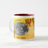 ラブマイバブシパピースポーランド祖母 ツートーンマグカップ (正面左)