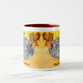 ラブマイバブシパピースポーランド祖母 ツートーンマグカップ (中央)