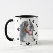 ラブマイバーンズマウンテンドッグポープリント マグカップ (左)