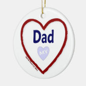 ラブマイパパ セラミックオーナメント (左)