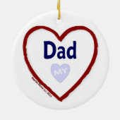 ラブマイパパ セラミックオーナメント (裏面)