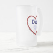 ラブマイパパ フロストグラスビールジョッキ (正面右)