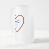 ラブマイパパ フロストグラスビールジョッキ (正面左)