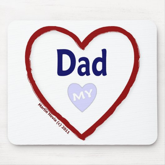 ラブマイパパ マウスパッド (正面)