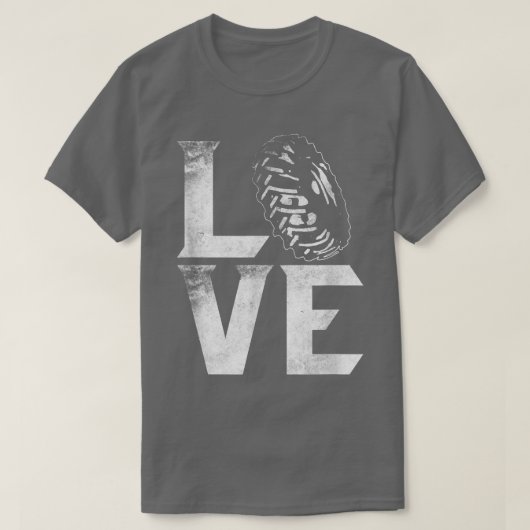 ラブマイファームライフ農家農業トラクタタイヤ Tシャツ (デザイン正面)