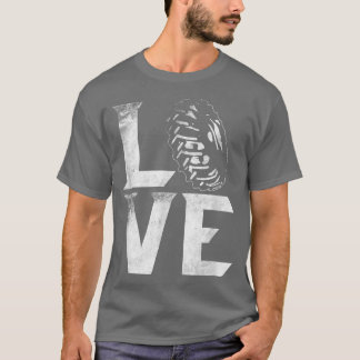 ラブマイファームライフ農家農業トラクタタイヤ Tシャツ