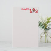 ラブマイプードル 便箋 (スタンド正面)