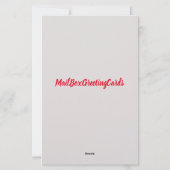 ラブマイプードル 便箋 (裏面)