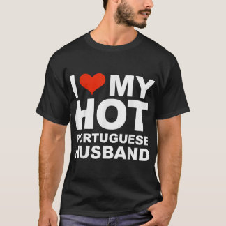 ラブマイホットポルトガル人夫妻結婚ポルツ Tシャツ