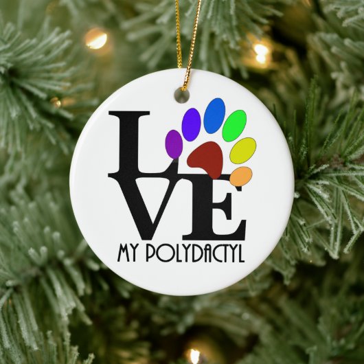 ラブマイポリダクチル セラミックオーナメント (ツリー)