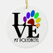 ラブマイポリダクチル セラミックオーナメント (正面)