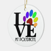 ラブマイポリダクチル セラミックオーナメント (左)