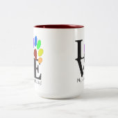 ラブマイポリダクティル15 ozマグカップ ツートーンマグカップ (中央)