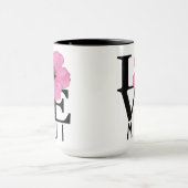 ラブマウイピンク15oz マグカップ (中央)