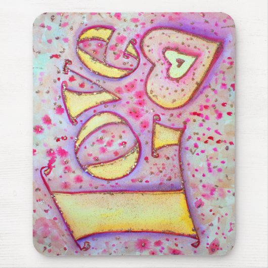 ラブマウスパッド（水平） マウスパッド (正面)