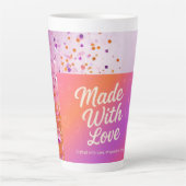 ラブマグで作られる カフェラテマグ (正面)