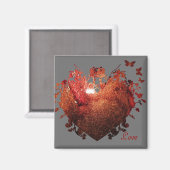 ラブマグネットの成長ハート! マグネット (正面/裏面)