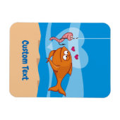 ラブマグネットの魚と餌 マグネット (横)