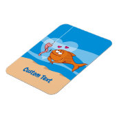 ラブマグネットの魚と餌 マグネット (左側)