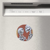 ラブマグネットのDia de los muertos骨格 マグネット (インサイチュ (食洗機))