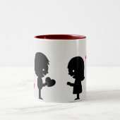 ラブマグ ツートーンマグカップ (中央)