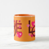 ラブマグ 贈り物 新年 バレンタインのあらゆる行事に マグカップ (中央)