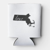 ラブマサチューセッツ型黒い黒板 缶クーラー (正面)