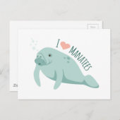 ラブマナテス ポストカード (正面/裏面)