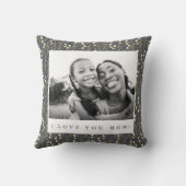 ラブマネイビーフローラスクリプトフォト装飾用クッション クッション (裏面)