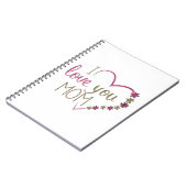 ラブママザーズデイハート ノートブック (左側)