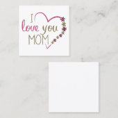 ラブママママザーズハート コーリングカード (正面/裏面)