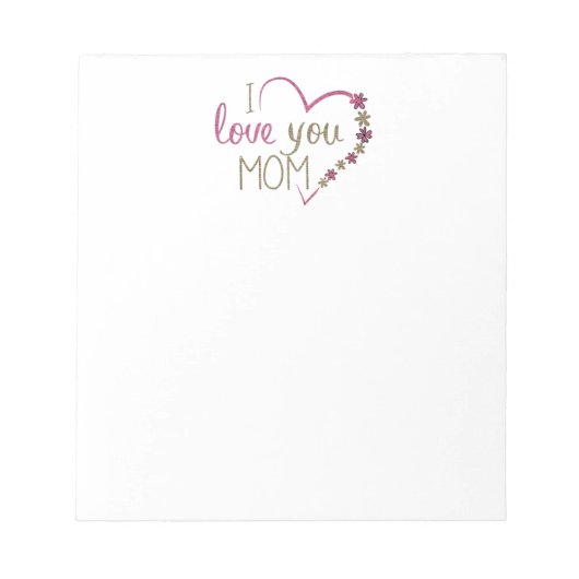 ラブママママザーズハート ノートパッド (正面)