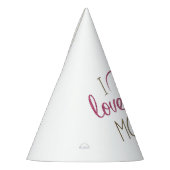 ラブママママザーズハート パーティーハット (左)