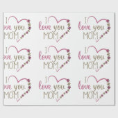 ラブママママザーズハート ラッピングペーパー (フラット)