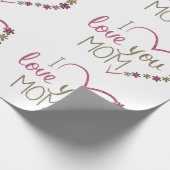 ラブママママザーズハート ラッピングペーパー (角)