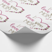 ラブママママザーズハート ラッピングペーパー (角)