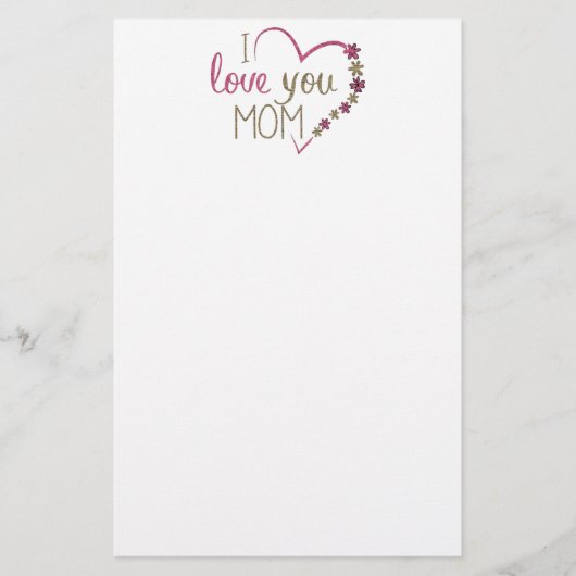 ラブママママザーズハート 便箋 (正面)