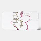 ラブママママザーズハート Case-Mate iPhoneケース (裏面 (横))