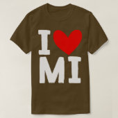 ラブミシガン Tシャツ (デザイン正面)