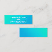 ラブミニビジネスパーソナライズされたカードで作る スキニー名刺 (正面/裏面)