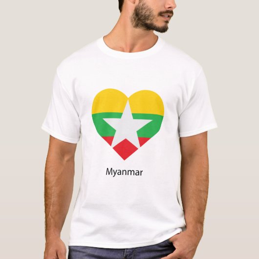 ラブミャンマー Tシャツ (正面)