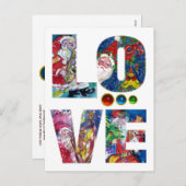 ラブミュージカルサンタクリスマスパーティー シーズンポストカード (正面/裏面)