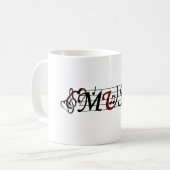 ラブミュージックマグ コーヒーマグカップ (正面左)