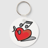 ラブミュージック キーホルダー (正面)