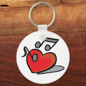 ラブミュージック キーホルダー (正面)