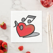 ラブミュージック スタンダードランチョンナプキン (インサイチュ)