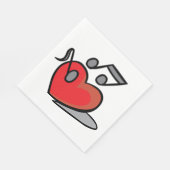 ラブミュージック スタンダードランチョンナプキン (角)