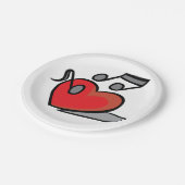 ラブミュージック ペーパープレート (アングル)